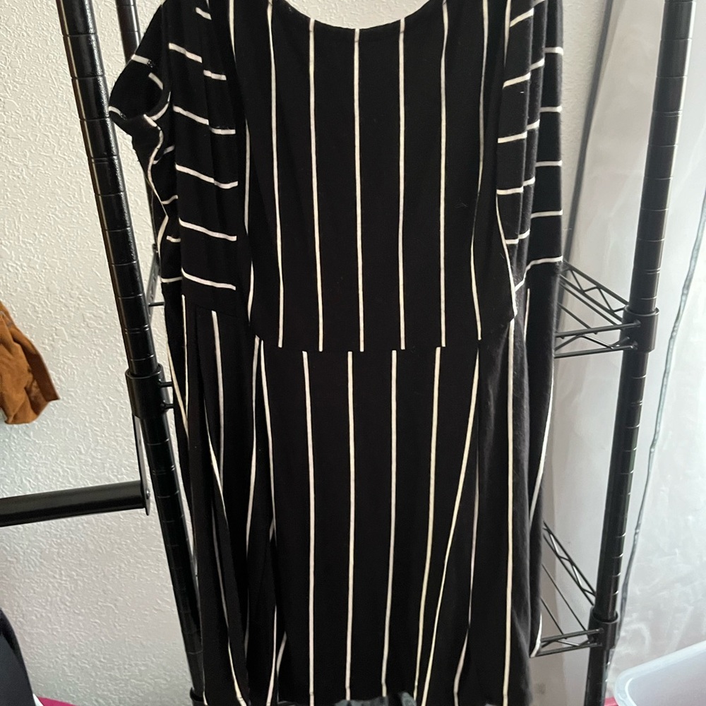 Black and White Striped Cami